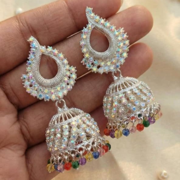 ✨ Premium Indian Traditional Kundan Jhumka Earrings for Women ✨ - Image 2